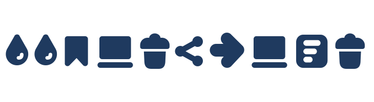 Arista Pro Icons Bold font — Lorem ipsum body text preview