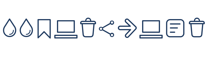 Arista Pro Icons ExtraLight font — Lorem ipsum body text preview