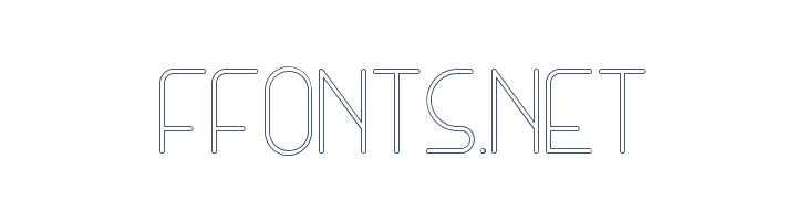 SANSI Outline font — Lorem ipsum body text preview