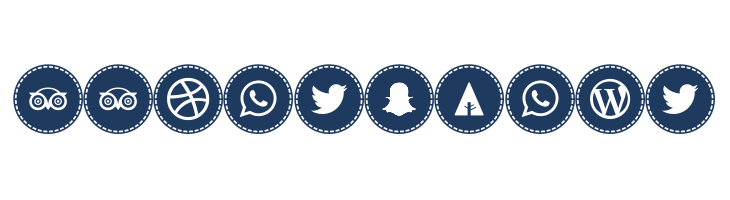 Icons Social Media 16 font — Lorem ipsum body text preview