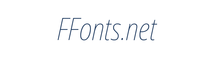 Noto Sans Display Condensed Thin Italic font — Lorem ipsum body text preview