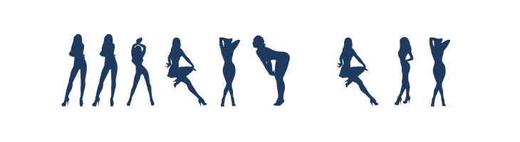 Darrians Sexy Silhouettes 3 font — Lorem ipsum body text preview