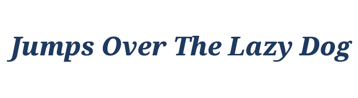 Noto Serif ExtraBold Italic font — pangram preview