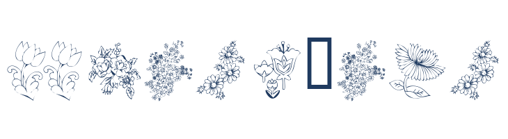 KR Floral Color Me 2 font — Lorem ipsum body text preview