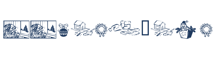 KR Christmas Dings 2004 Three font — Lorem ipsum body text preview