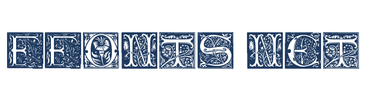 Initials TFB font — Lorem ipsum body text preview