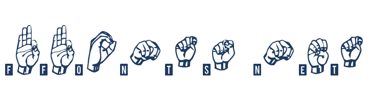 signs language tfb font — Lorem ipsum body text preview