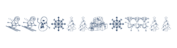 xmas cartoon font — Lorem ipsum body text preview