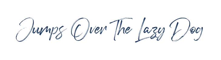 Carliman font — pangram preview