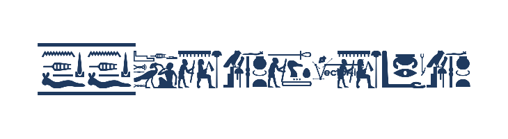 FontsVectorHIEROGLYPS font — Lorem ipsum body text preview