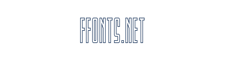 Blue Cobra Outline font — Lorem ipsum body text preview