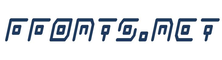 Neon Circuit Condensed Italic font — Lorem ipsum body text preview