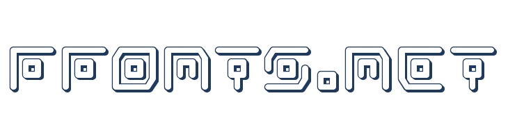 Neon Circuit 3D font — Lorem ipsum body text preview