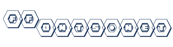 HeXkEy 3D font — Lorem ipsum body text preview