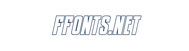 Special Agent Outline Italic font — Lorem ipsum body text preview