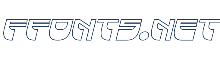 Vertical Horizon Outline Itali font — Lorem ipsum body text preview