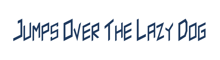 Salgera - Demo font — pangram preview