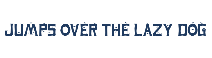 Spooky Ghost - Personal Use font — pangram preview