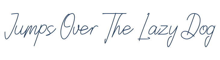 Qittuny Signature font — pangram preview
