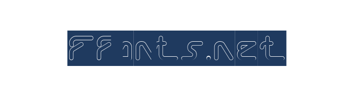 Silver Bend-Hollow-Inverse font — Lorem ipsum body text preview