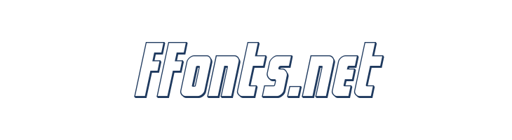 Captain Canaveral Outline Ital font — Lorem ipsum body text preview