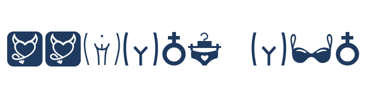 E****c Symbols Regular font — Lorem ipsum body text preview
