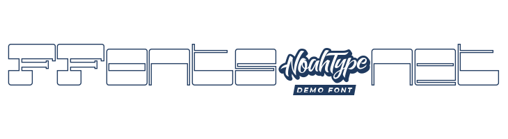 Better Retro Demo Outline font — Lorem ipsum body text preview