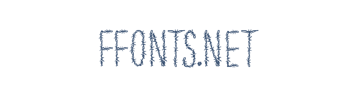 Block Border font — Lorem ipsum body text preview