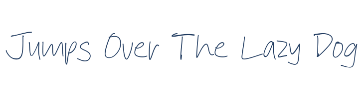 Stoke Note font — pangram preview