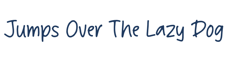 Rick Geovani font — pangram preview