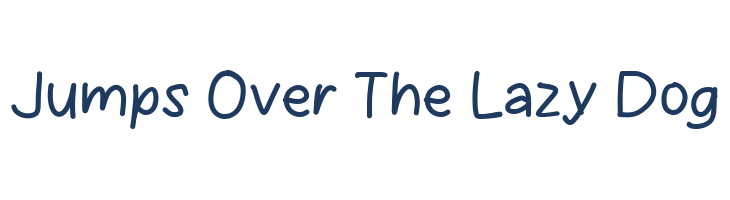 Hand Craft font — pangram preview
