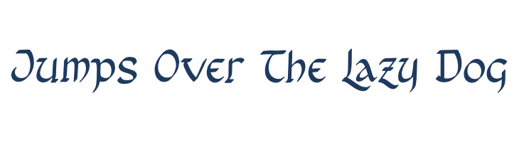 Bricius Free Trial font — pangram preview