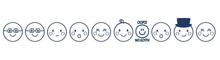 MTFCheekyEmojiDoodles font — Lorem ipsum body text preview