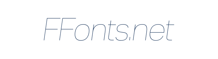 ZF2334 Typeface 6 Hairline Italic font — Lorem ipsum body text preview