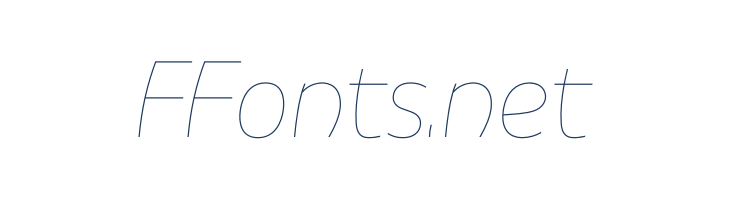 ZF2334 Curved & Italic Hairline font — Lorem ipsum body text preview
