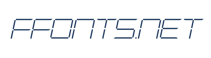 Digitrone Light Italic font — Lorem ipsum body text preview