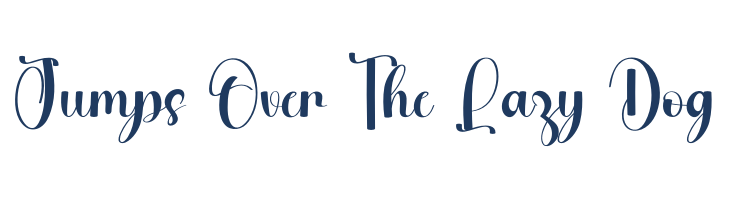 Daddy Fishing font — pangram preview