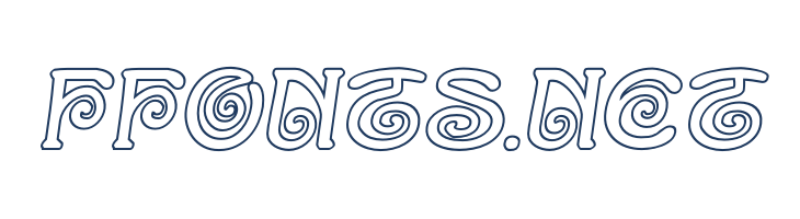 Swirl-a-Whirl Outline Italic font — Lorem ipsum body text preview
