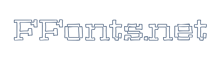 The Bully Hotel Outline font — Lorem ipsum body text preview