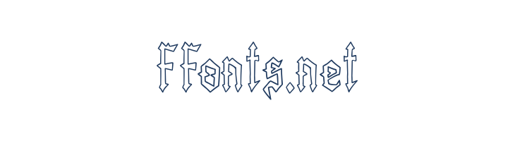 King Of Darkness Outline font — Lorem ipsum body text preview