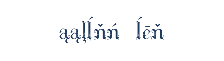 Hilda Sonnenschein Extra Characters font — Lorem ipsum body text preview