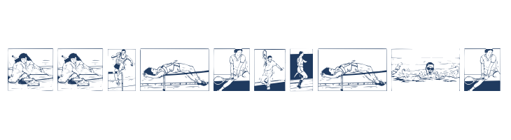 Sports font — Lorem ipsum body text preview