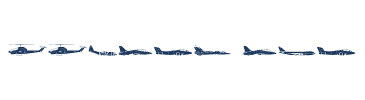Air Force font — Lorem ipsum body text preview