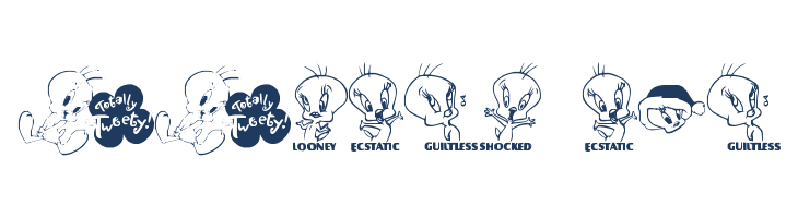 Totally Tweetie font — Lorem ipsum body text preview