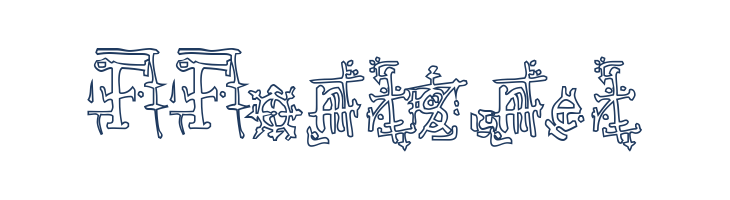 Armaggedon Industrial Hollow font — Lorem ipsum body text preview