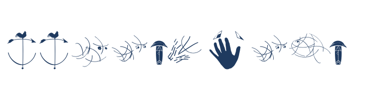 DingsUndDasRunde font — Lorem ipsum body text preview