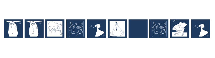 MouseArt font — Lorem ipsum body text preview