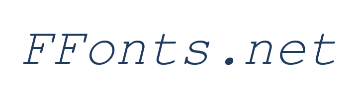 Kuriero Esperanto Kursiva font — Lorem ipsum body text preview