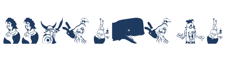 ComicChars font — Lorem ipsum body text preview