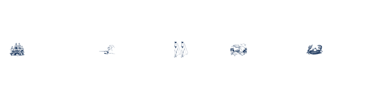 BeachnWater font — pangram preview